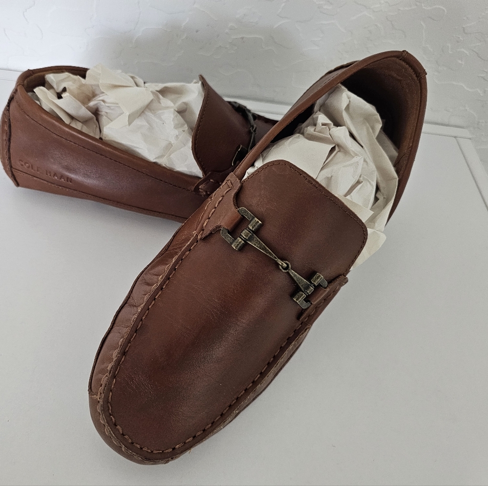 Cole Haan Loafers Men's Size 9.5 & 10 M | Brown Leather Slip-On Mis-matched Pair